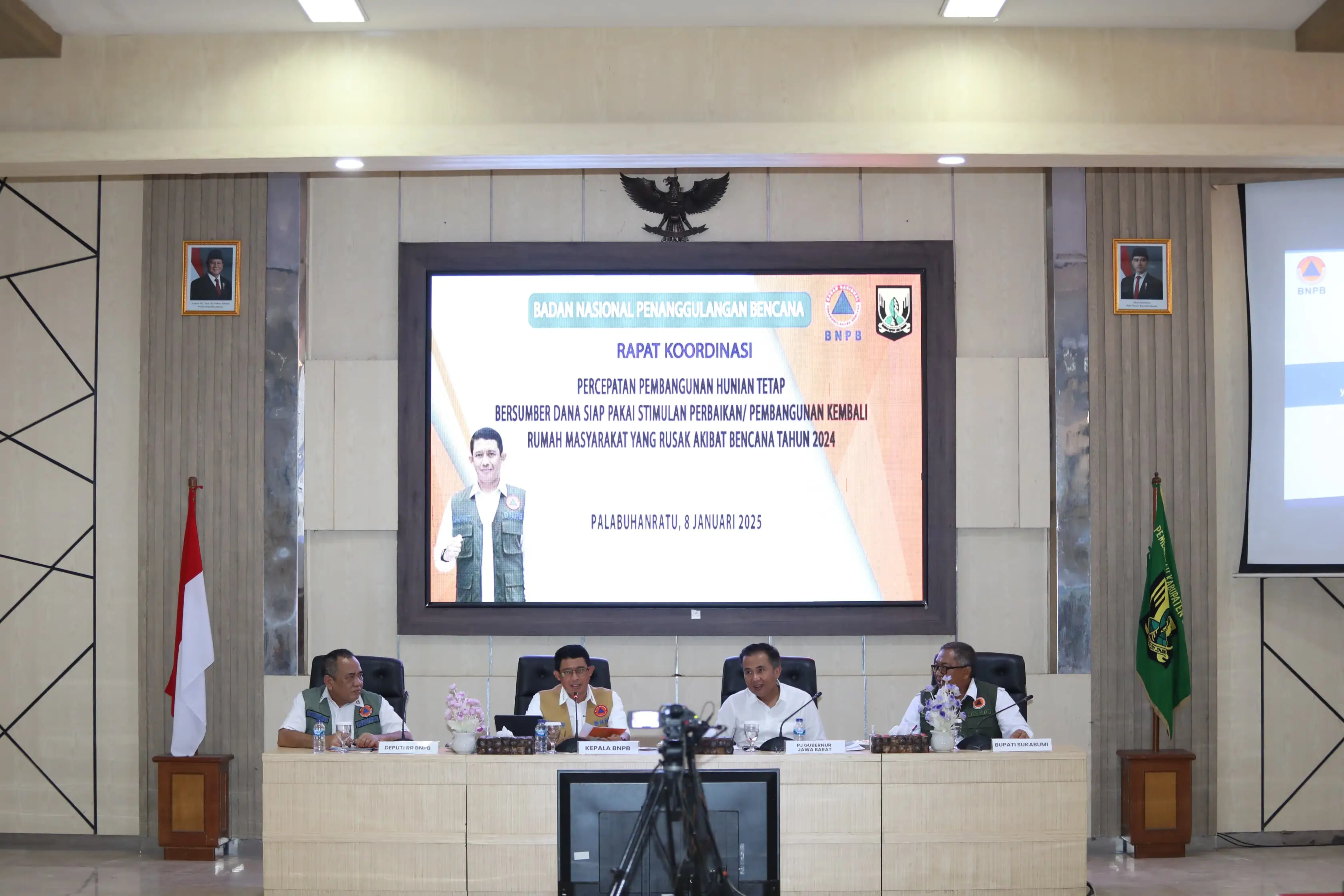 Kepala BNPB Pastikan Pembangunan Hunian Tetap Pasca Bencana Berjalan Cepat dan Tepat